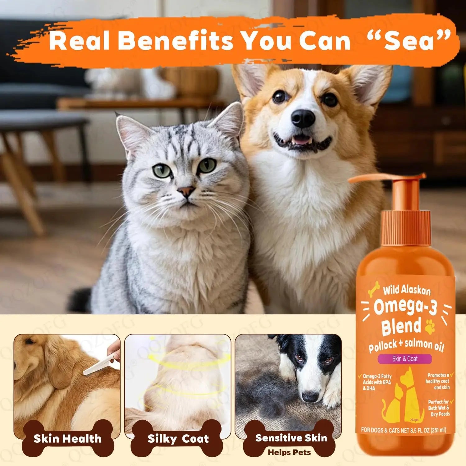 Wild Ocean Pet Omega Blend