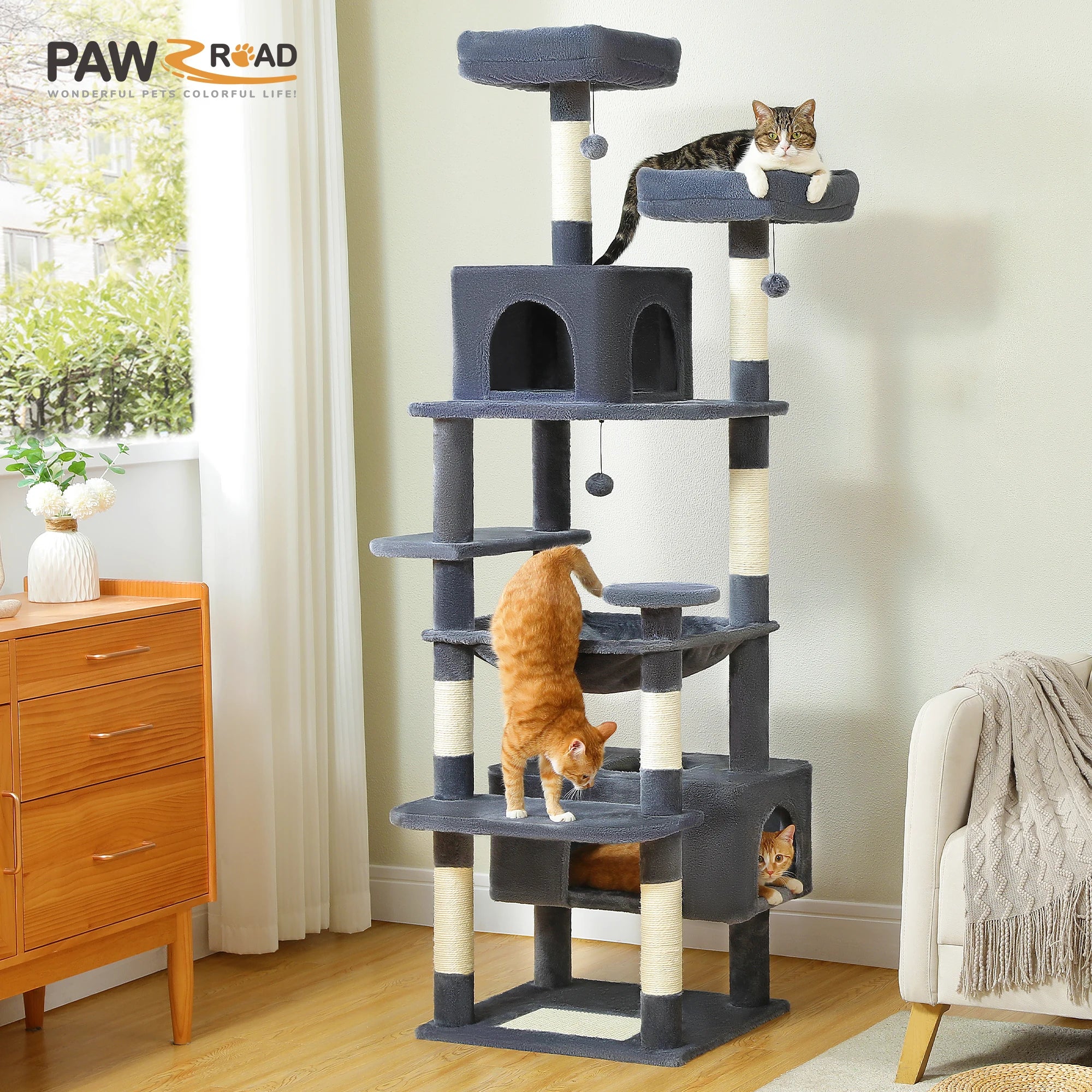 Large Indoor Cat Tree Tower