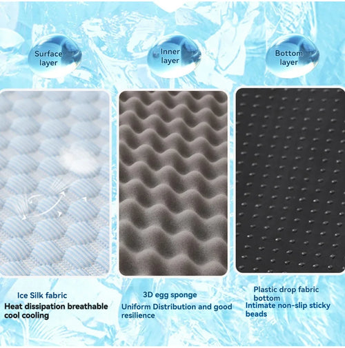 CoolRest Ice Silk Dog Bed